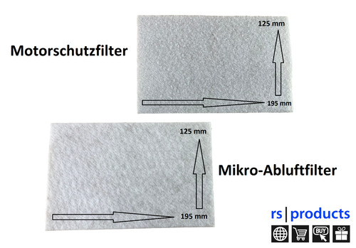 Universal mikro abluftfilter - universal, mikro-abluftfilter
