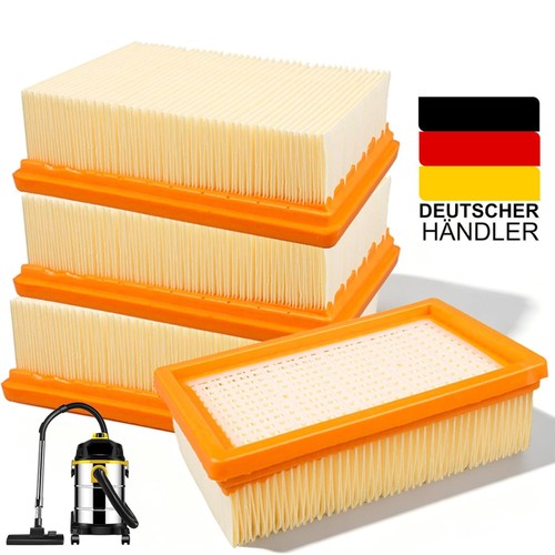 4stk flachfaltenfilter filter - flachfaltenfilter,