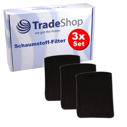 Schaumstoff filter - 3x, schaumstoff-filter